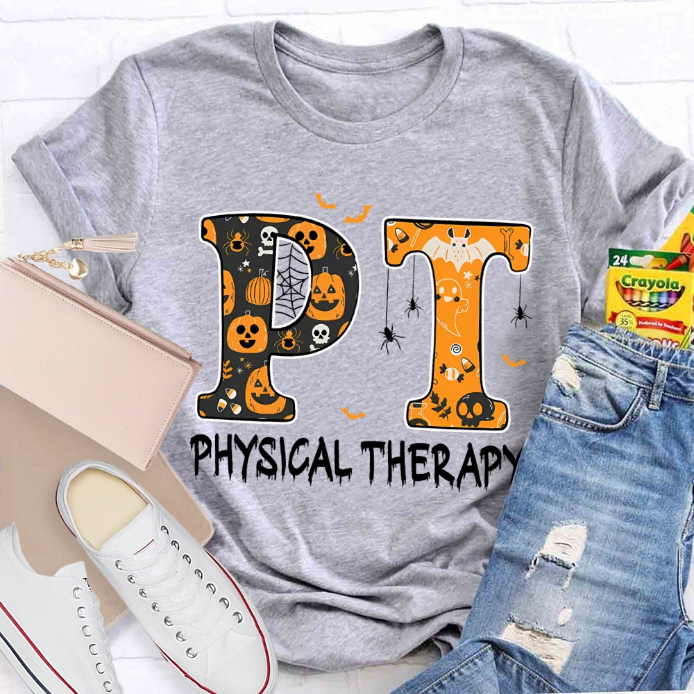 Physical Therapy Horror Atmosphere Halloween T-shirt
