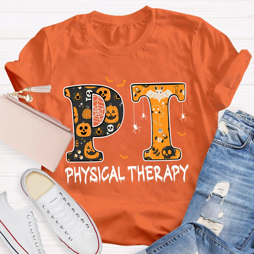 Physical Therapy Horror Atmosphere Halloween T-shirt