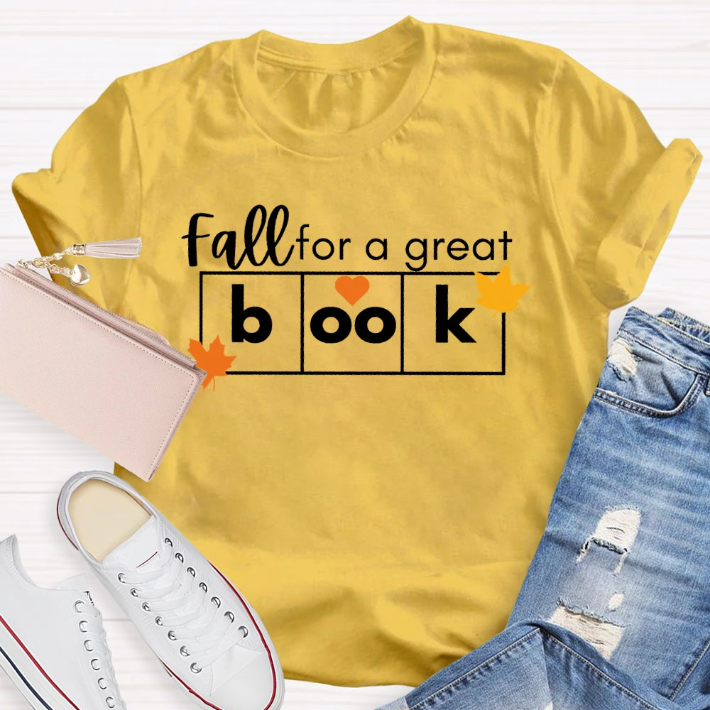 Fall For A Great Book Reading T-shirt