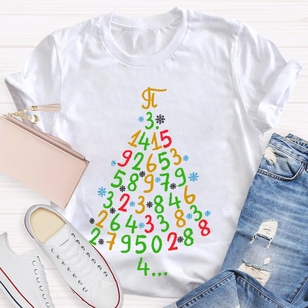 Christmas Tree Mathematics T-shirt