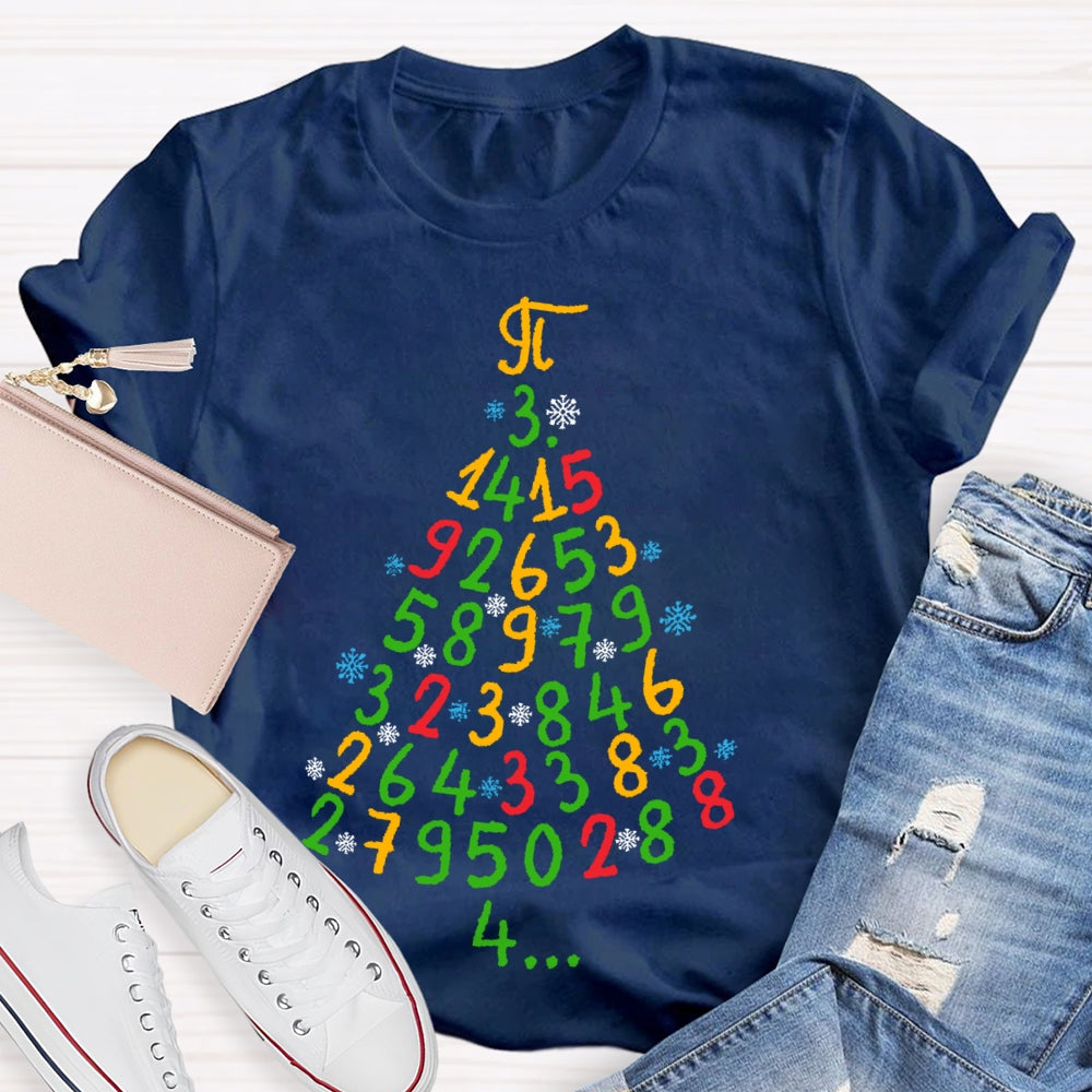 Christmas Tree Mathematics T-shirt
