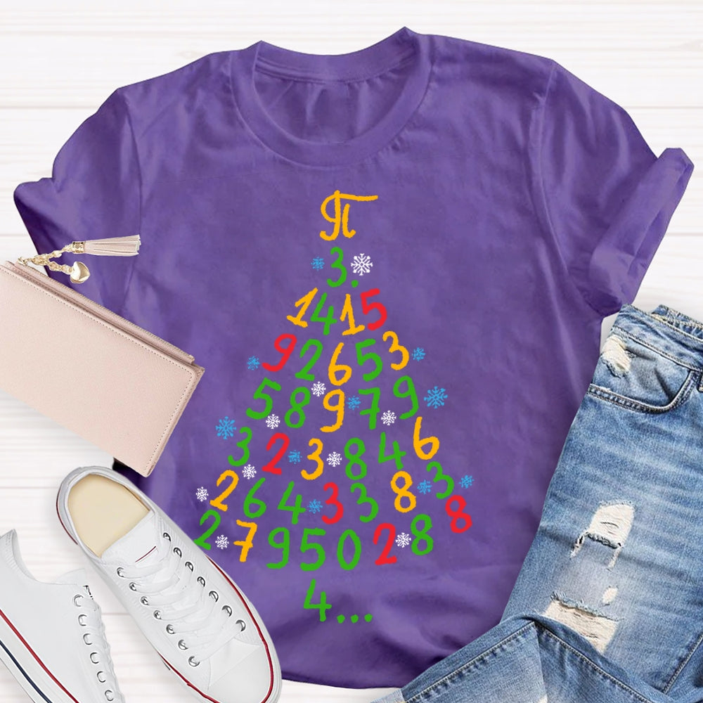 Christmas Tree Mathematics T-shirt