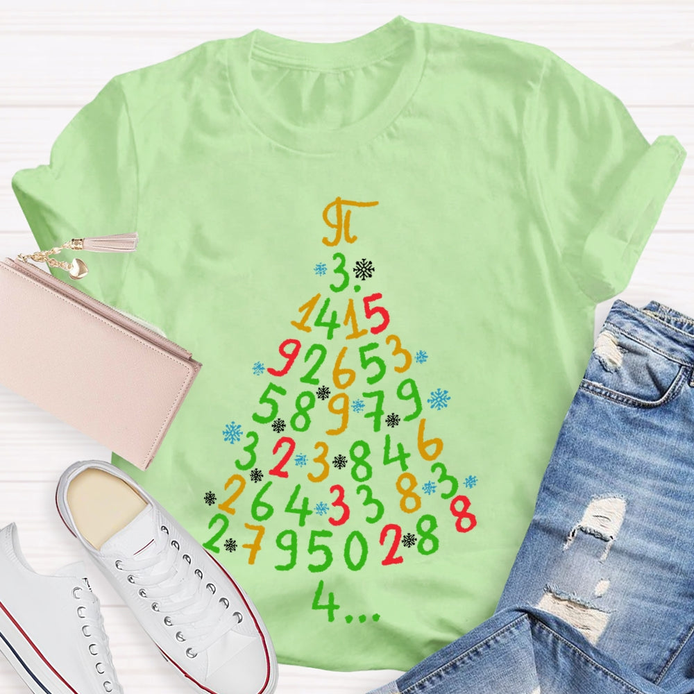 Christmas Tree Mathematics T-shirt