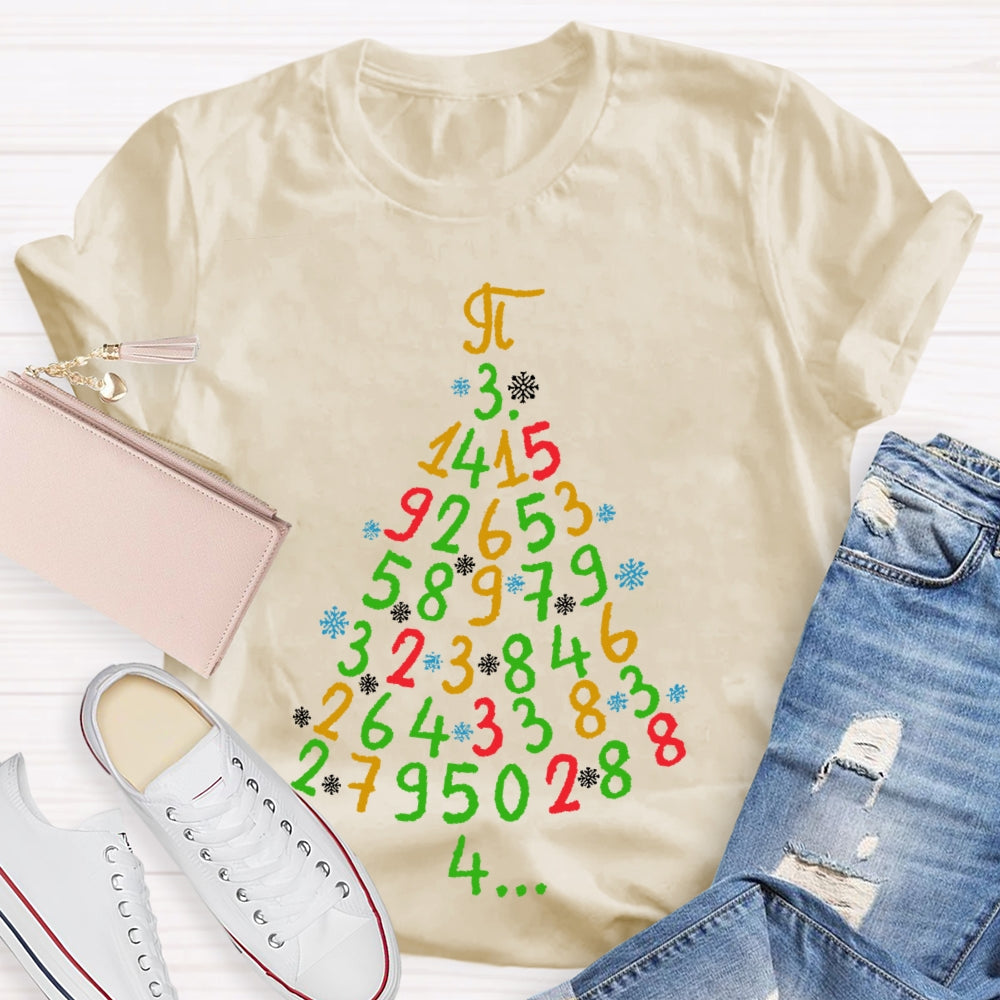 Christmas Tree Mathematics T-shirt