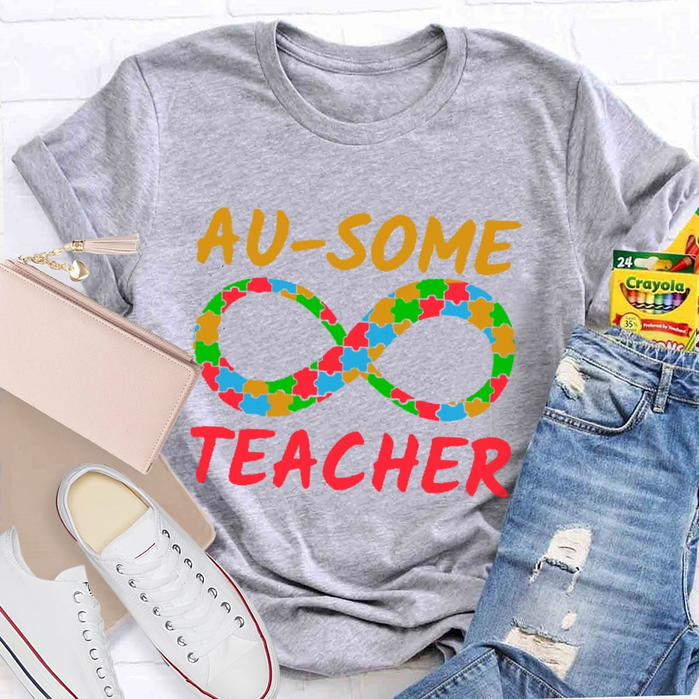 Au-some Teacher Autism Awareness T-shirt