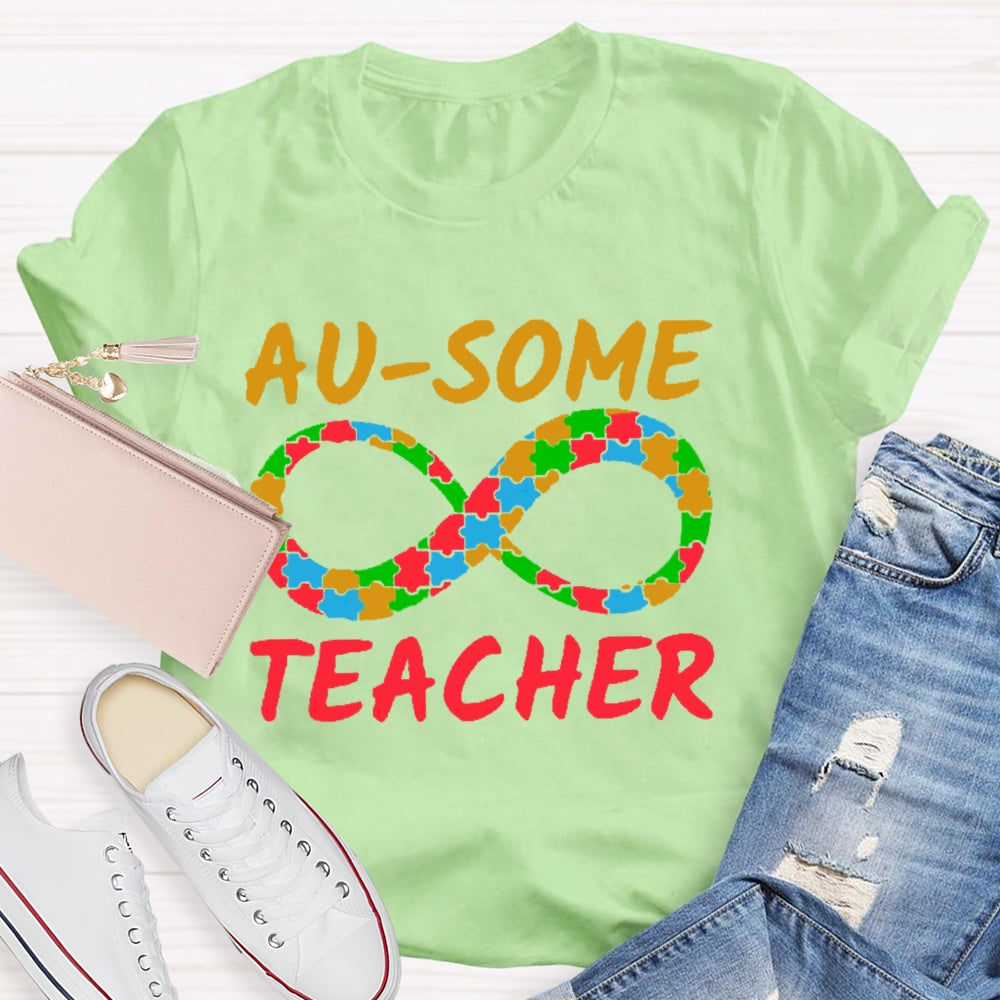 Au-some Teacher Autism Awareness T-shirt