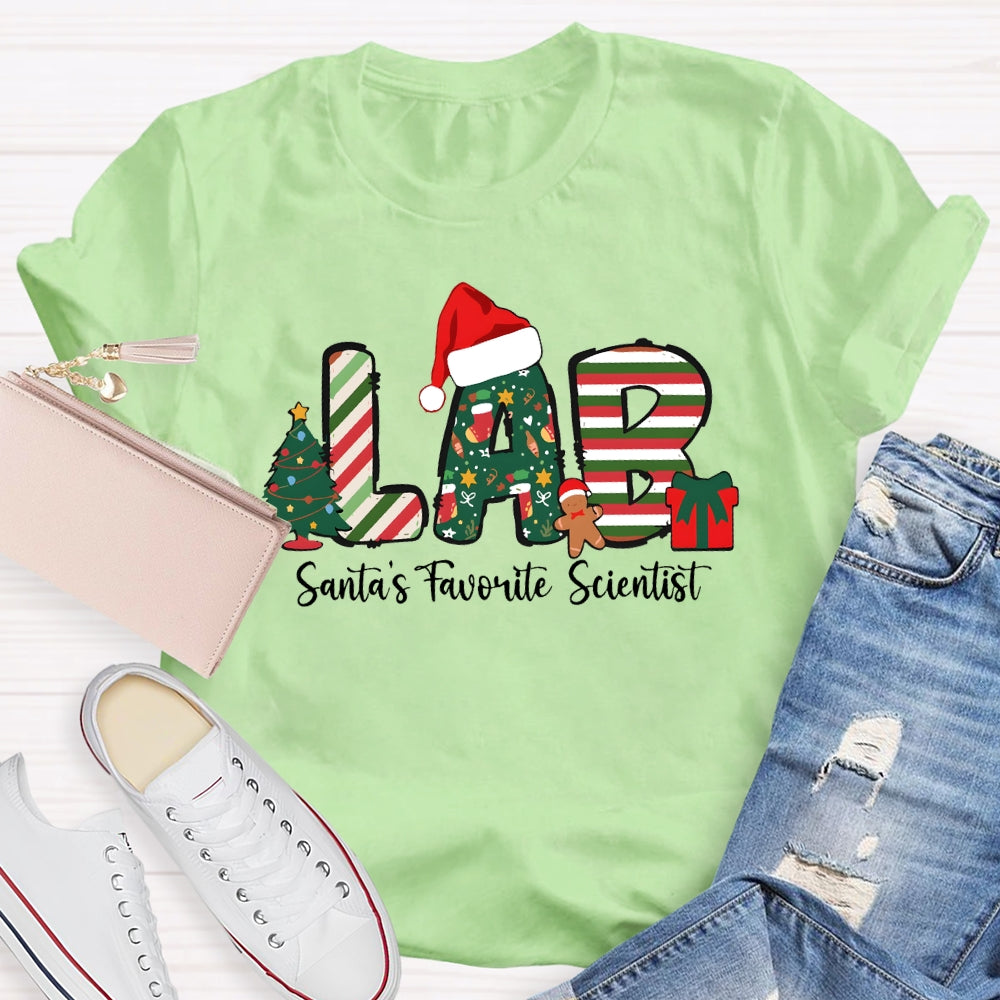 Santa's Favorite Scientist T-shirt