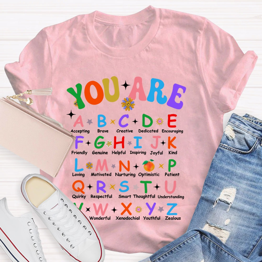 You Are Accepting Brave Creative Teacher Life T-shirt