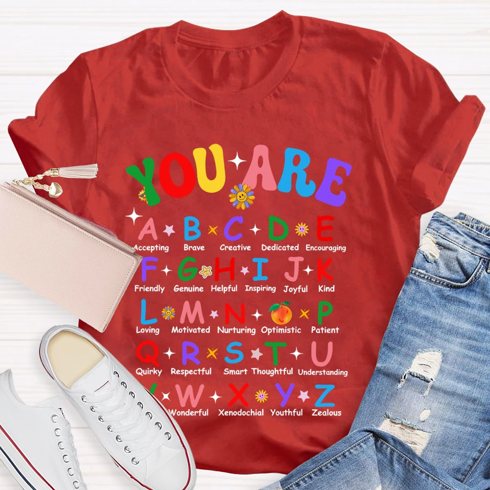 You Are Accepting Brave Creative Teacher Life T-shirt