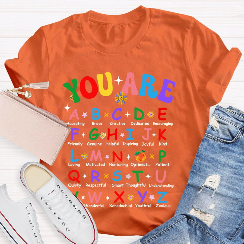 You Are Accepting Brave Creative Teacher Life T-shirt