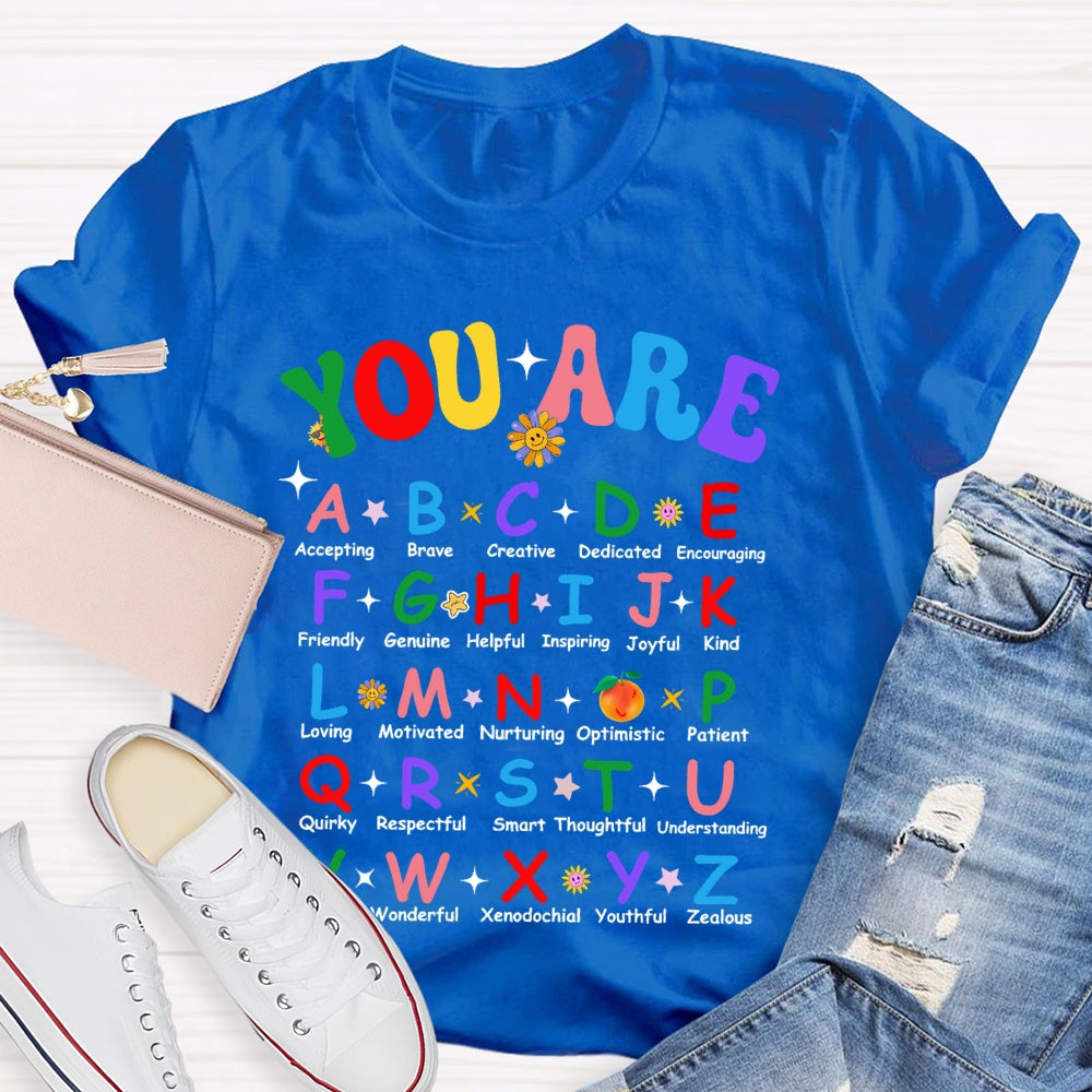 You Are Accepting Brave Creative Teacher Life T-shirt