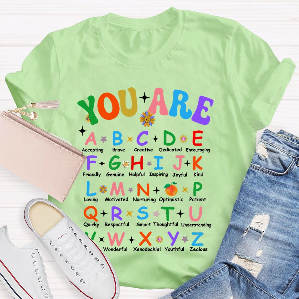 You Are Accepting Brave Creative Teacher Life T-shirt