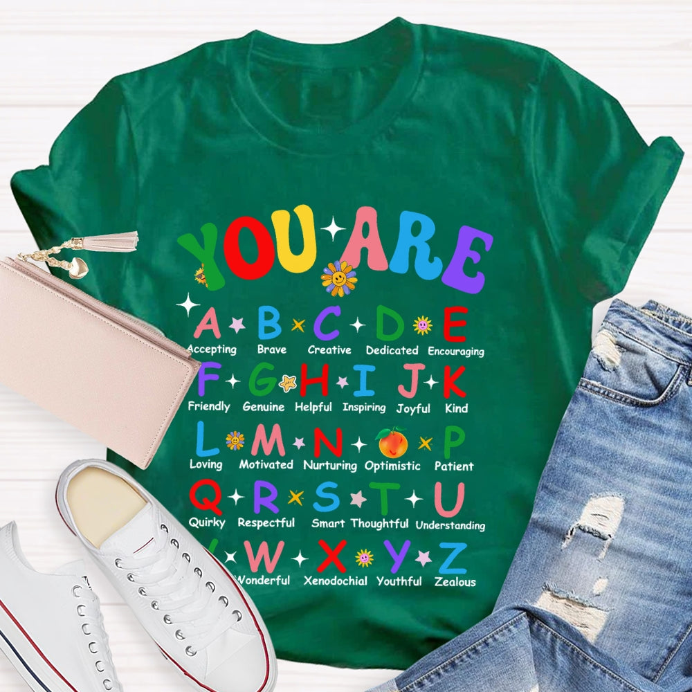 You Are Accepting Brave Creative Teacher Life T-shirt