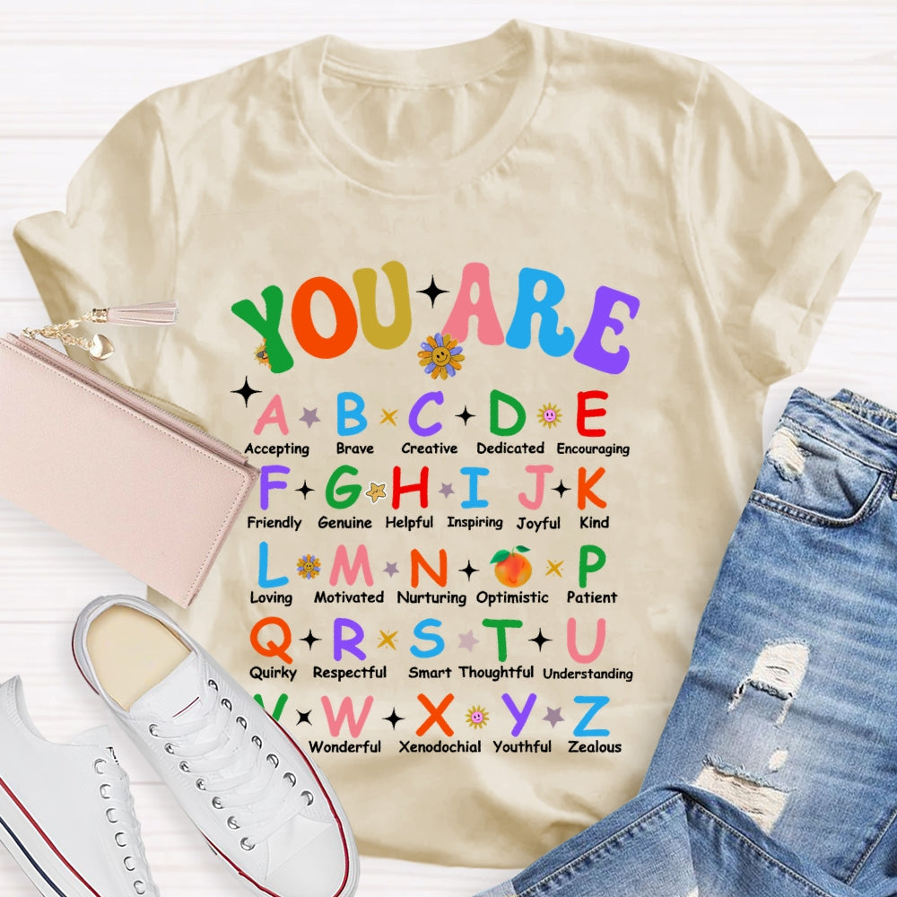 You Are Accepting Brave Creative Teacher Life T-shirt