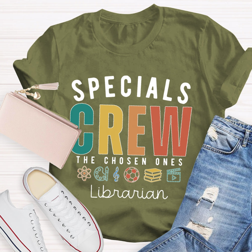 Personalized Subject or Job Title Special Crew The Chosen T-shirt