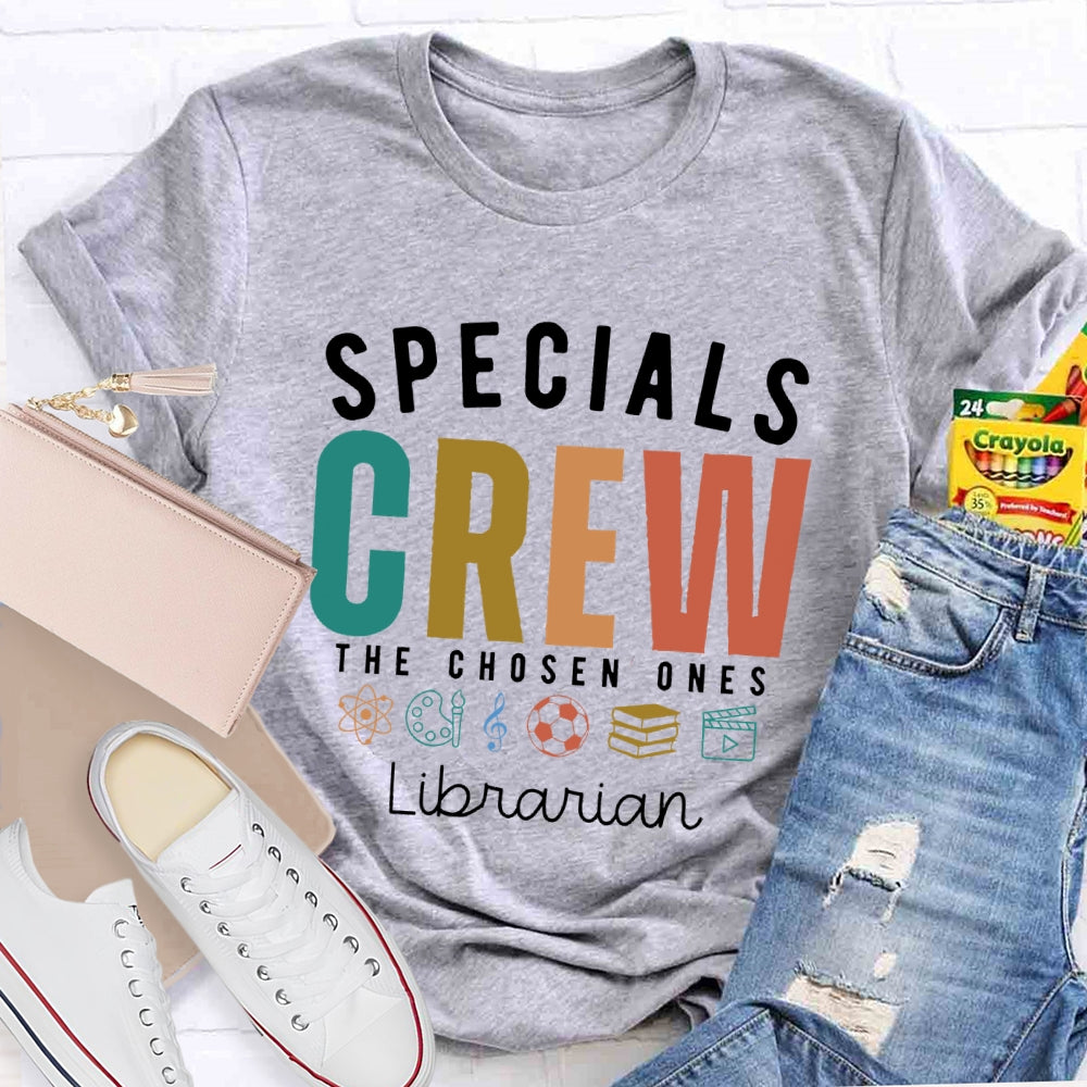 Personalized Subject or Job Title Special Crew The Chosen T-shirt