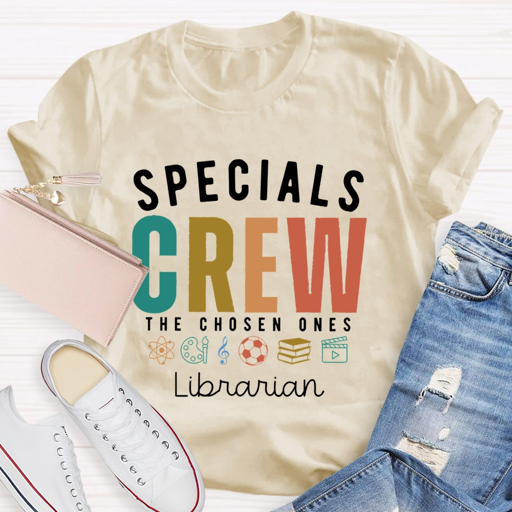 Personalized Subject or Job Title Special Crew The Chosen T-shirt