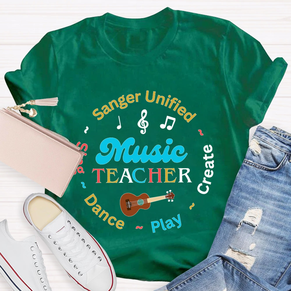 Music Teacher Gift Men Women T-shirt