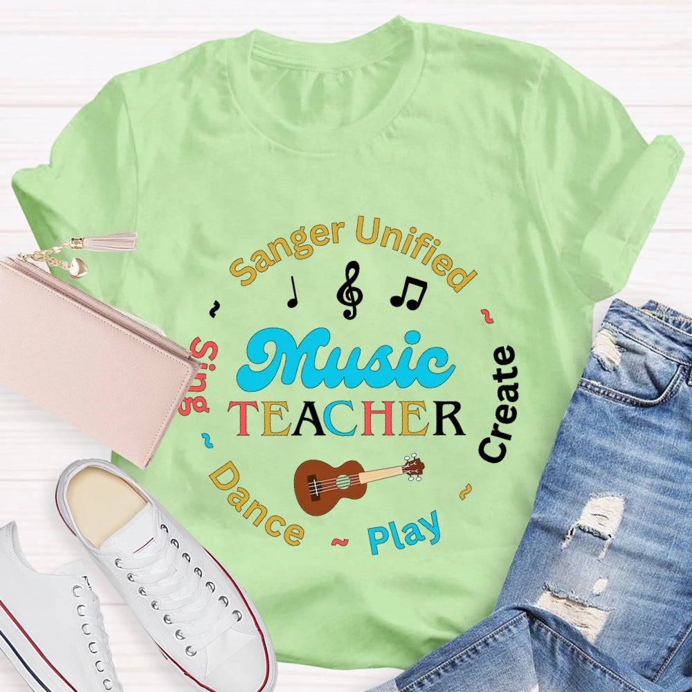 Music Teacher Gift Men Women T-shirt