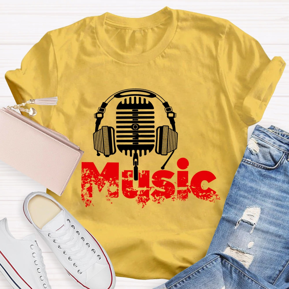 Music Microphone T-shirt