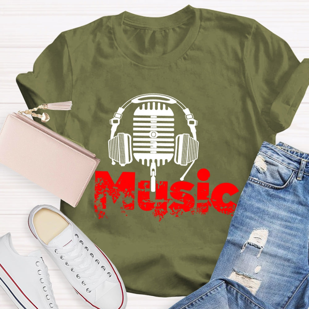 Music Microphone T-shirt
