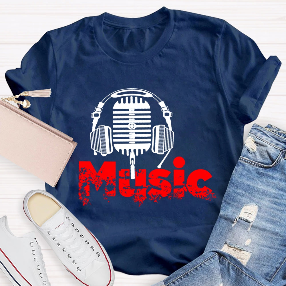 Music Microphone T-shirt