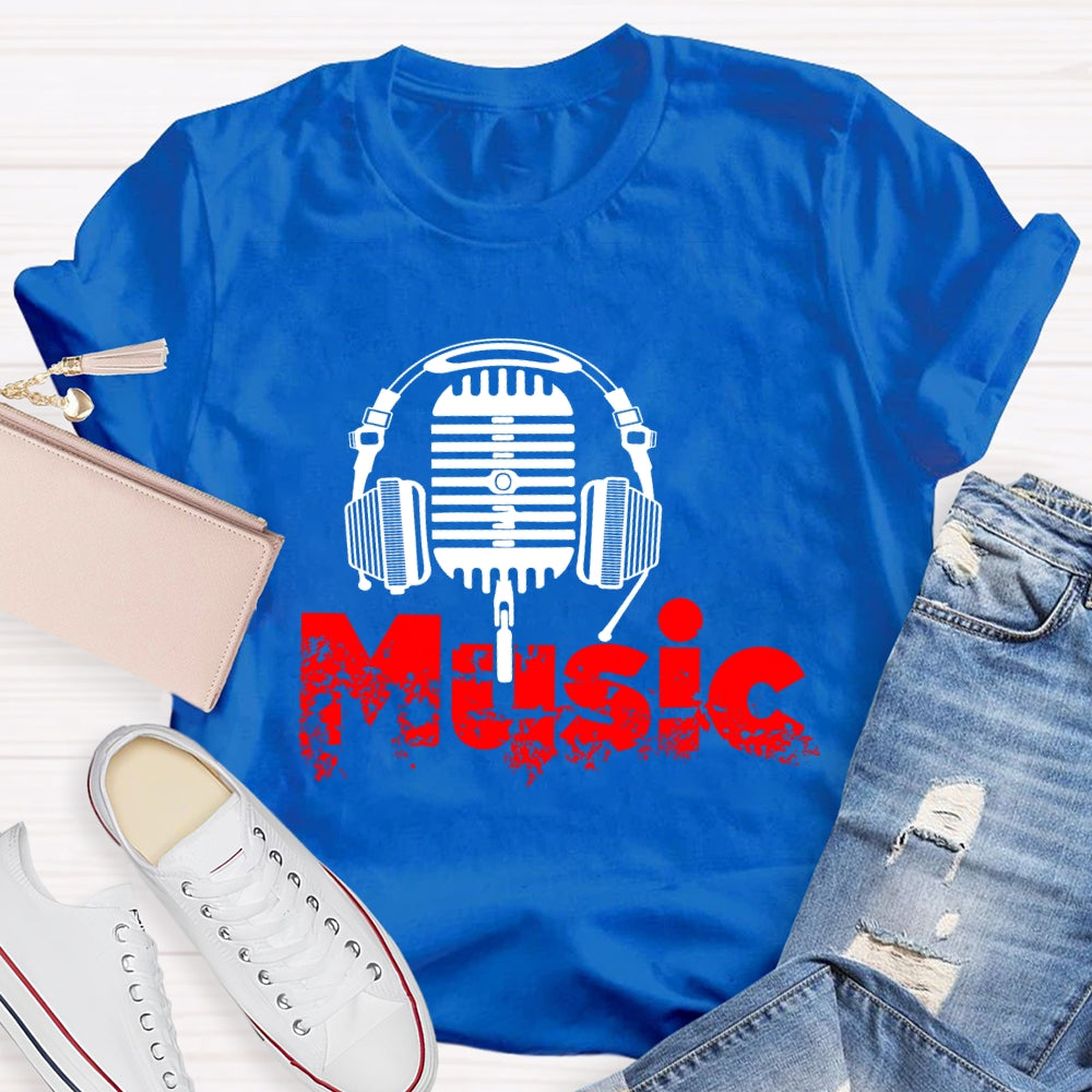 Music Microphone T-shirt