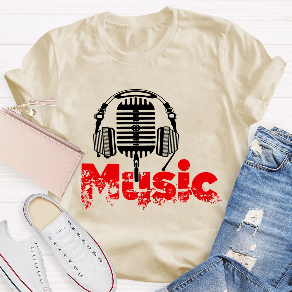 Music Microphone T-shirt