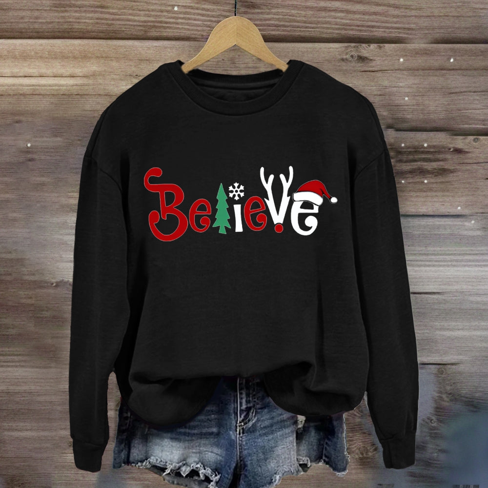 Christmas Believe Sweatshirt