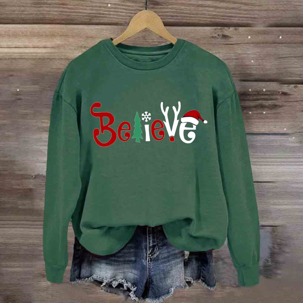 Christmas Believe Sweatshirt