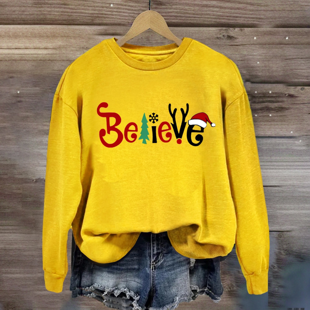 Christmas Believe Sweatshirt