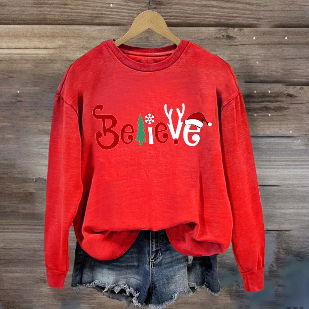 Christmas Believe Sweatshirt