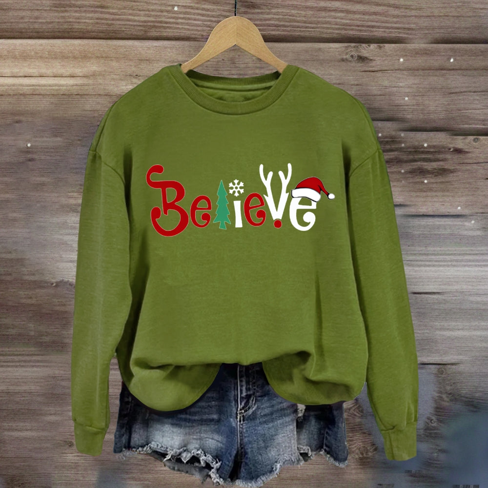 Christmas Believe Sweatshirt
