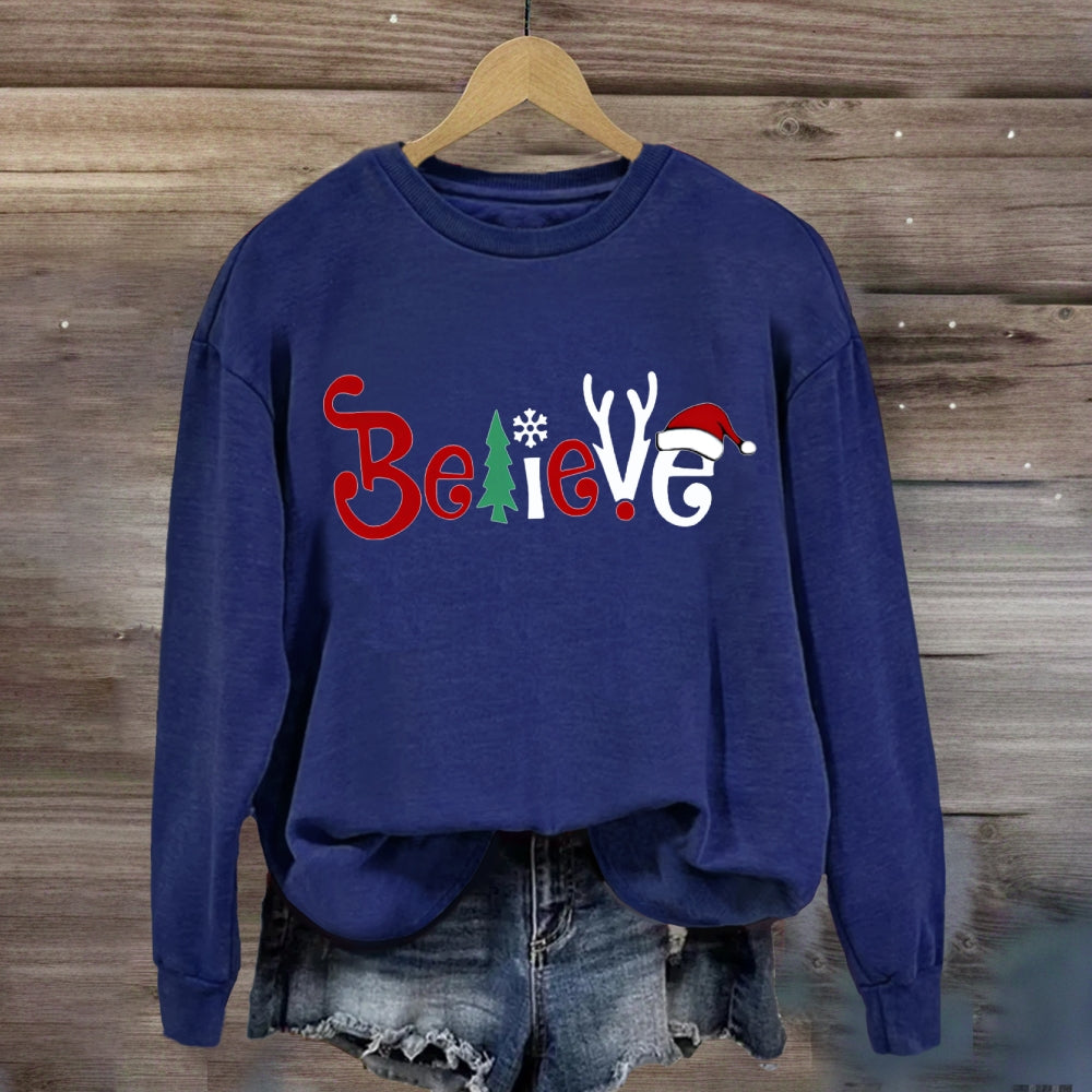 Christmas Believe Sweatshirt