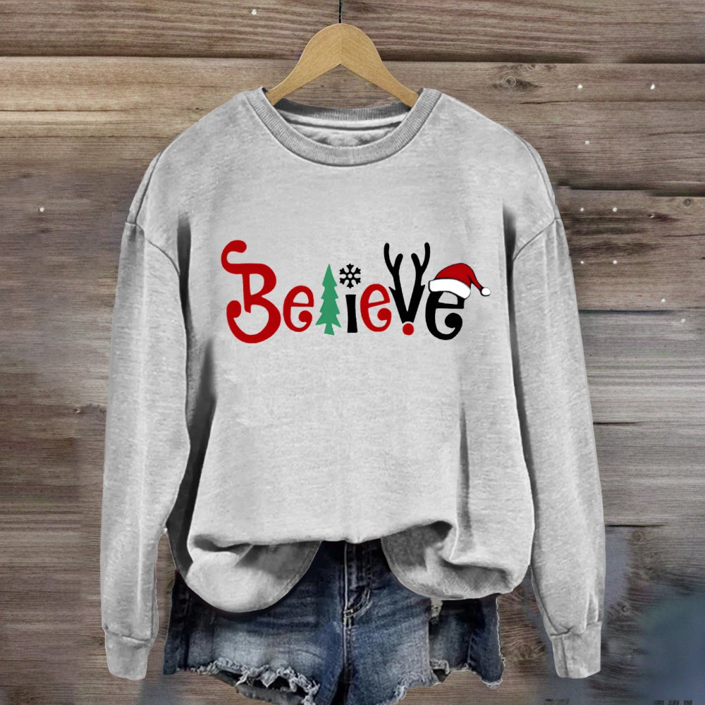 Christmas Believe Sweatshirt