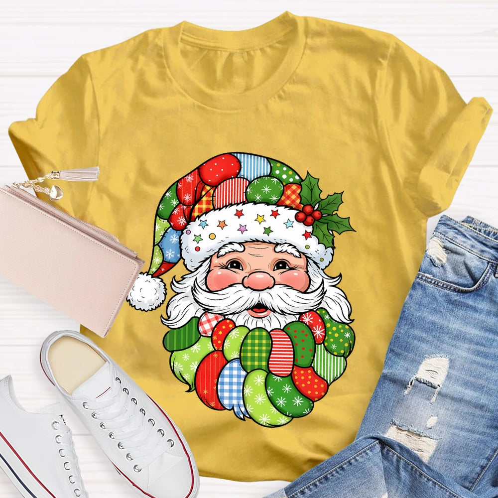 Patchwork Retro Santa T-shirt