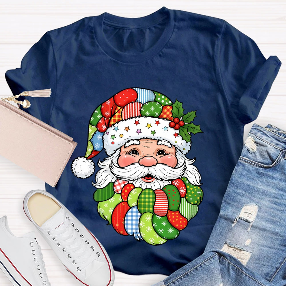 Patchwork Retro Santa T-shirt