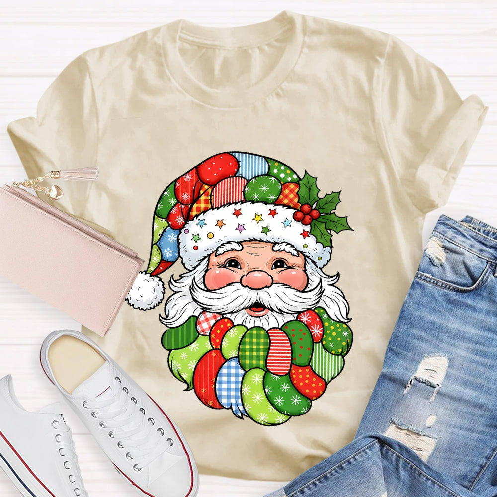 Patchwork Retro Santa T-shirt