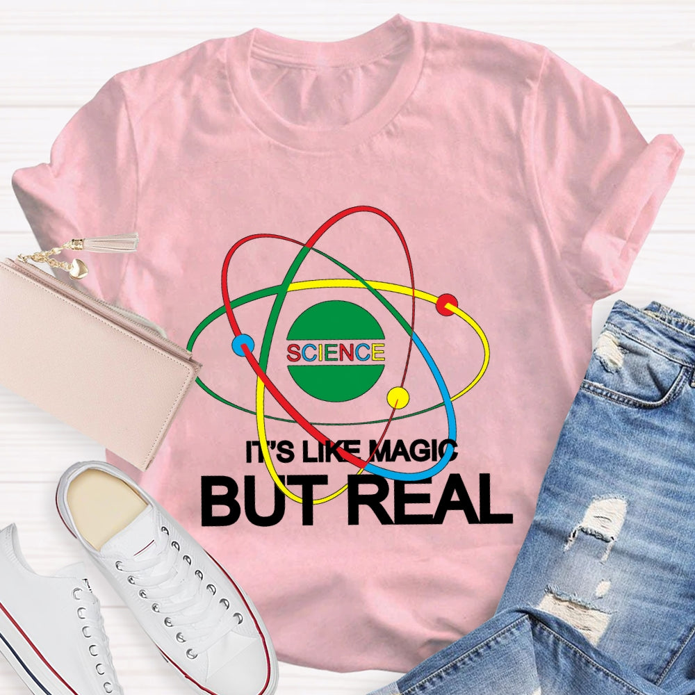 Science Like Magic But Real Rotating Planet T-Shirt