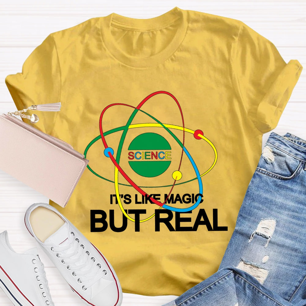 Science Like Magic But Real Rotating Planet T-Shirt