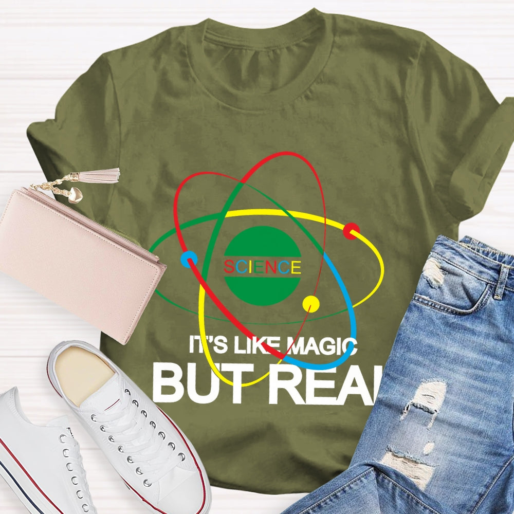 Science Like Magic But Real Rotating Planet T-Shirt