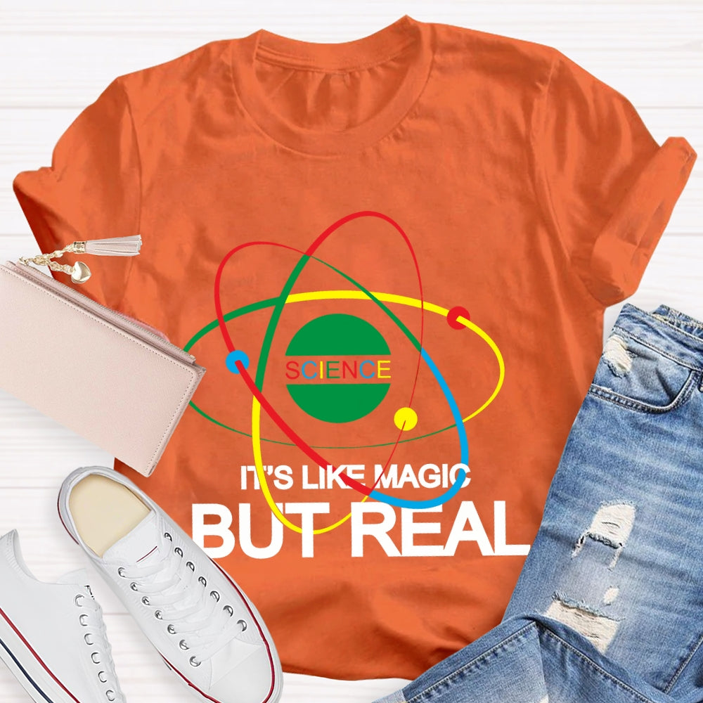 Science Like Magic But Real Rotating Planet T-Shirt