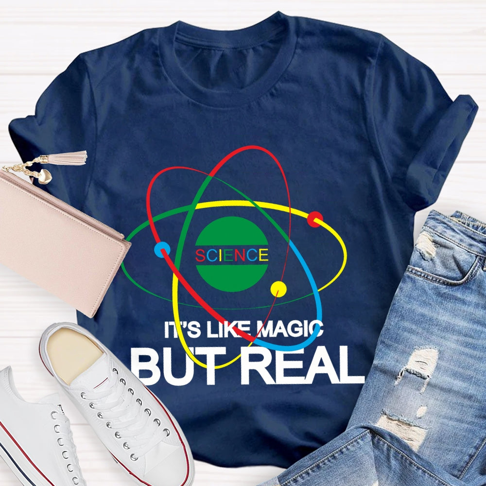 Science Like Magic But Real Rotating Planet T-Shirt