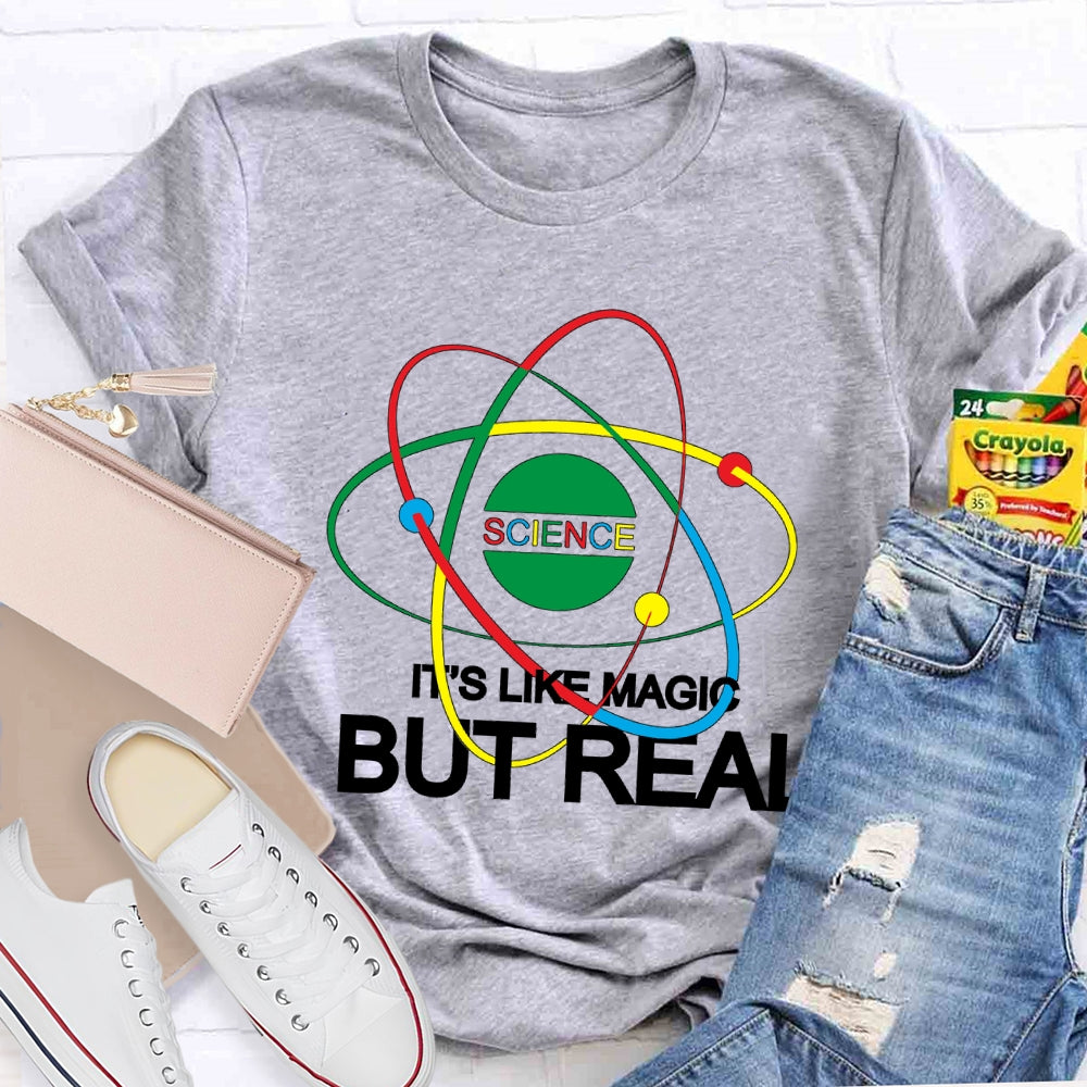 Science Like Magic But Real Rotating Planet T-Shirt