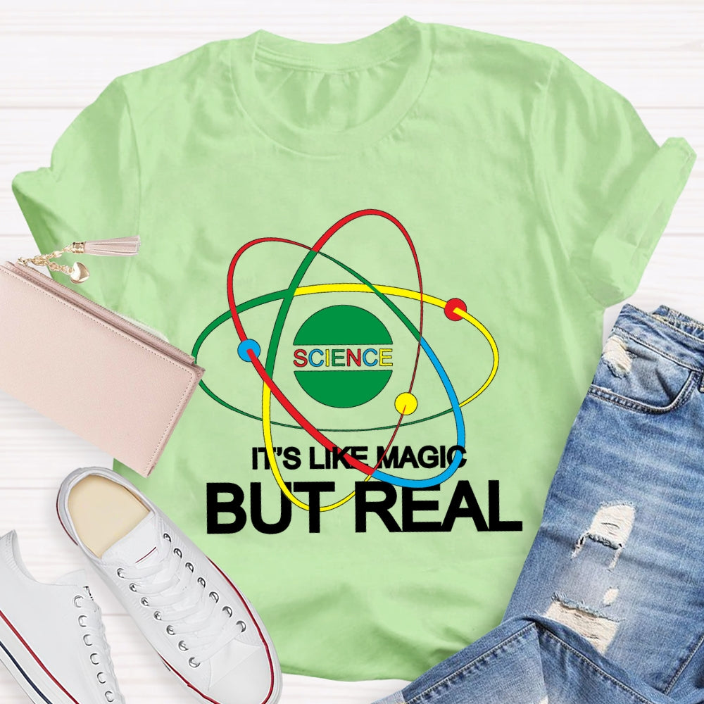 Science Like Magic But Real Rotating Planet T-Shirt