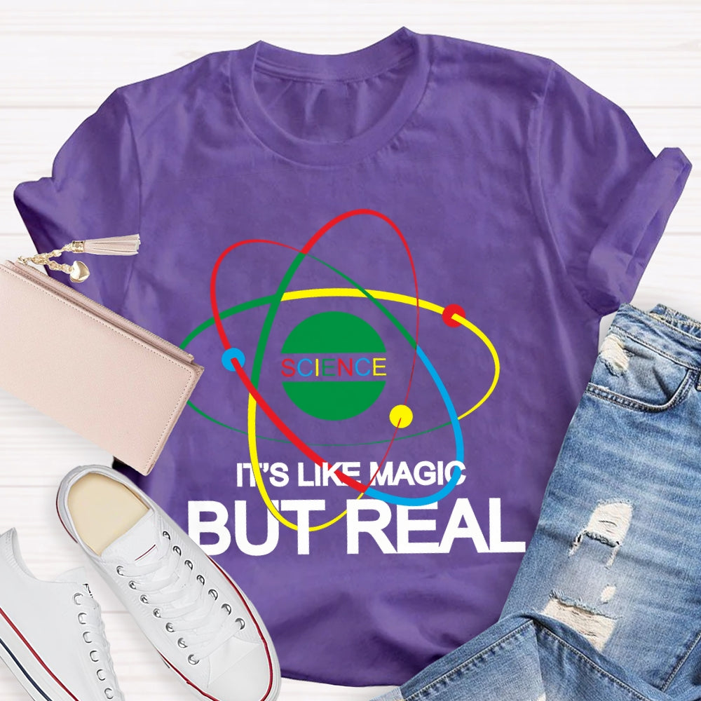 Science Like Magic But Real Rotating Planet T-Shirt