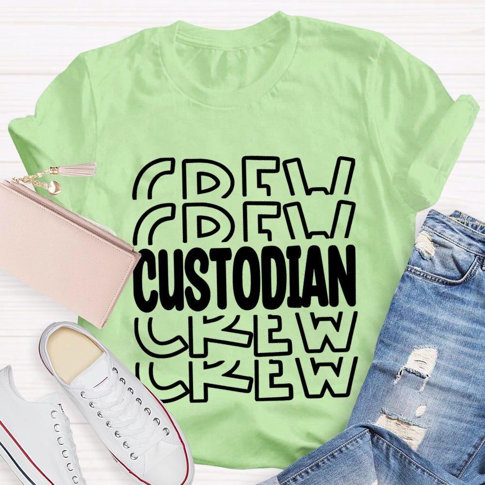 School We Our Custodian T-shirt