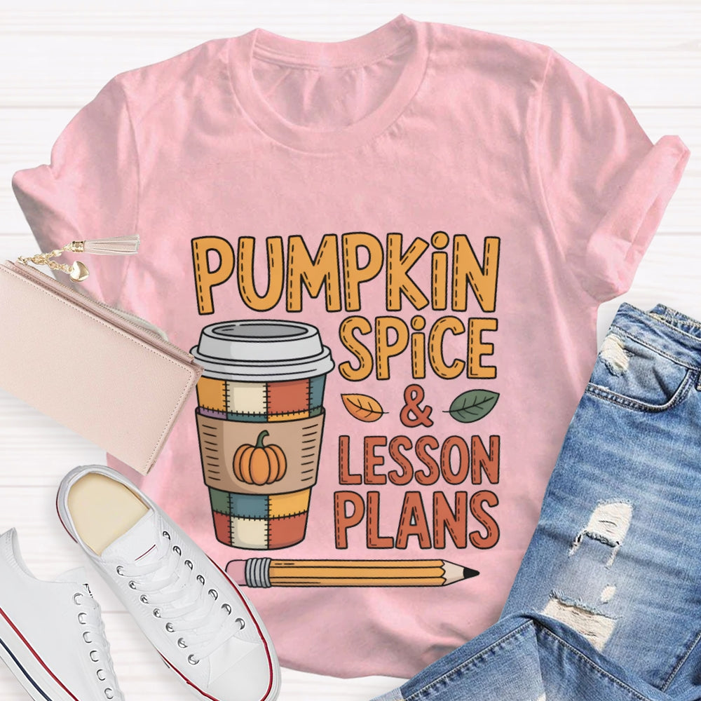 Pumpkin Spice & Lesson Plans Coffee Cup  T-shirt