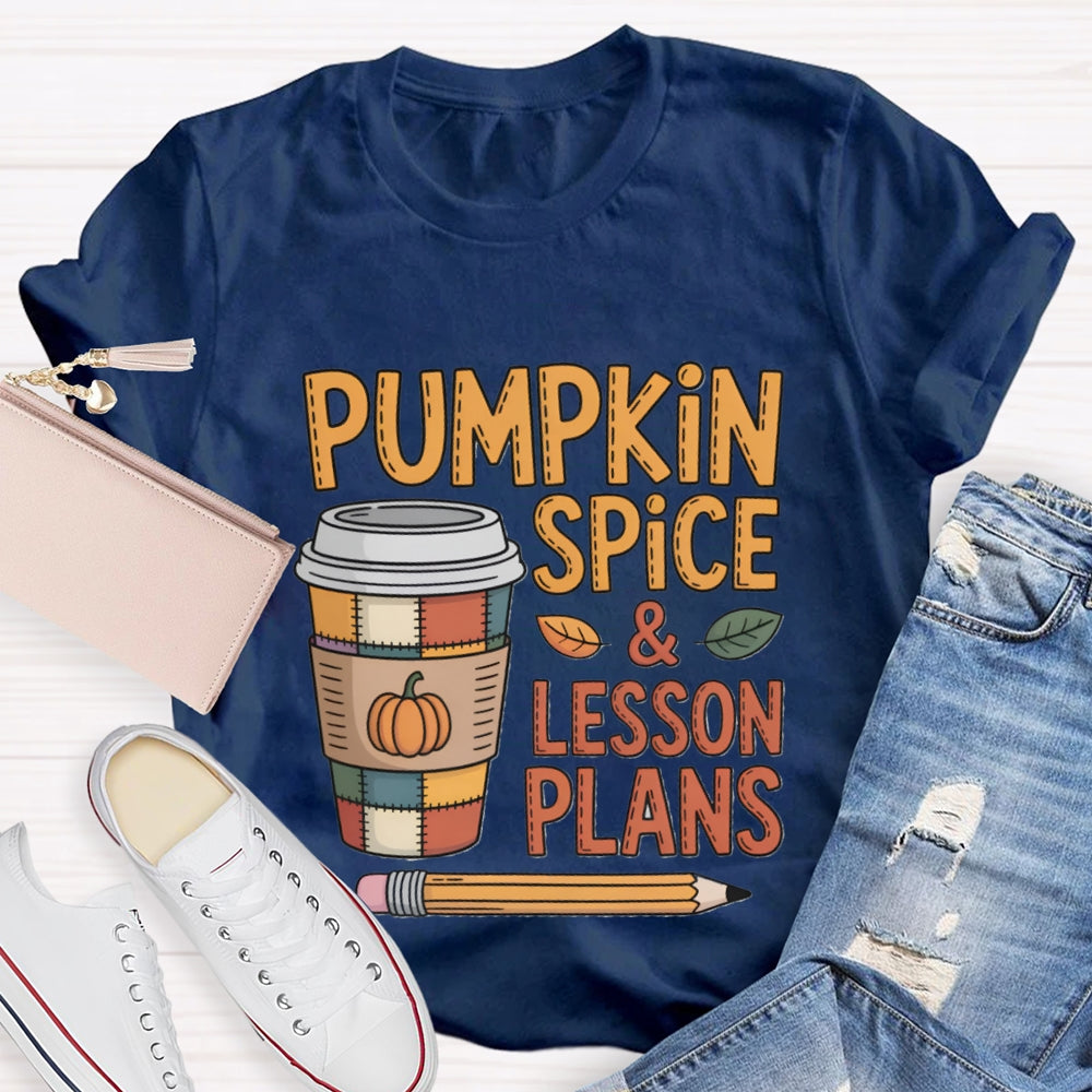 Pumpkin Spice & Lesson Plans Coffee Cup  T-shirt