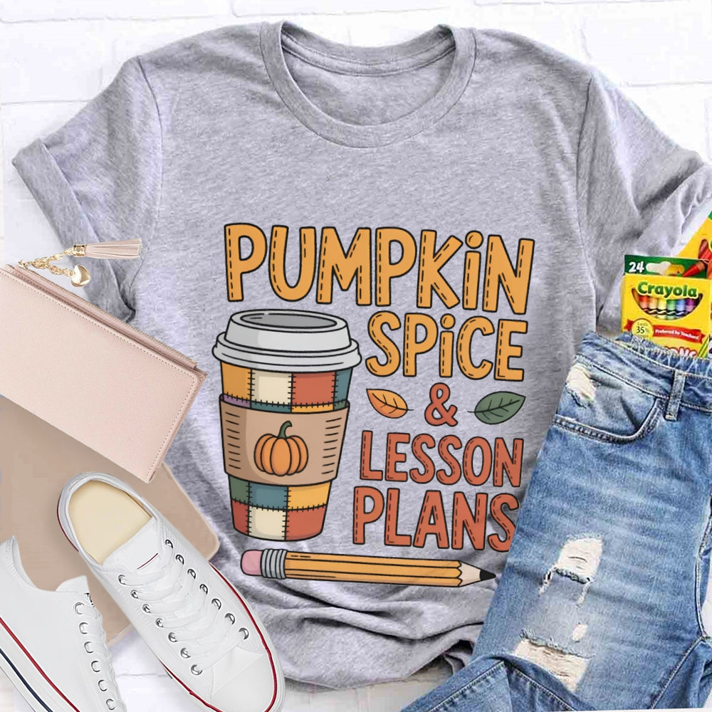 Pumpkin Spice & Lesson Plans Coffee Cup  T-shirt